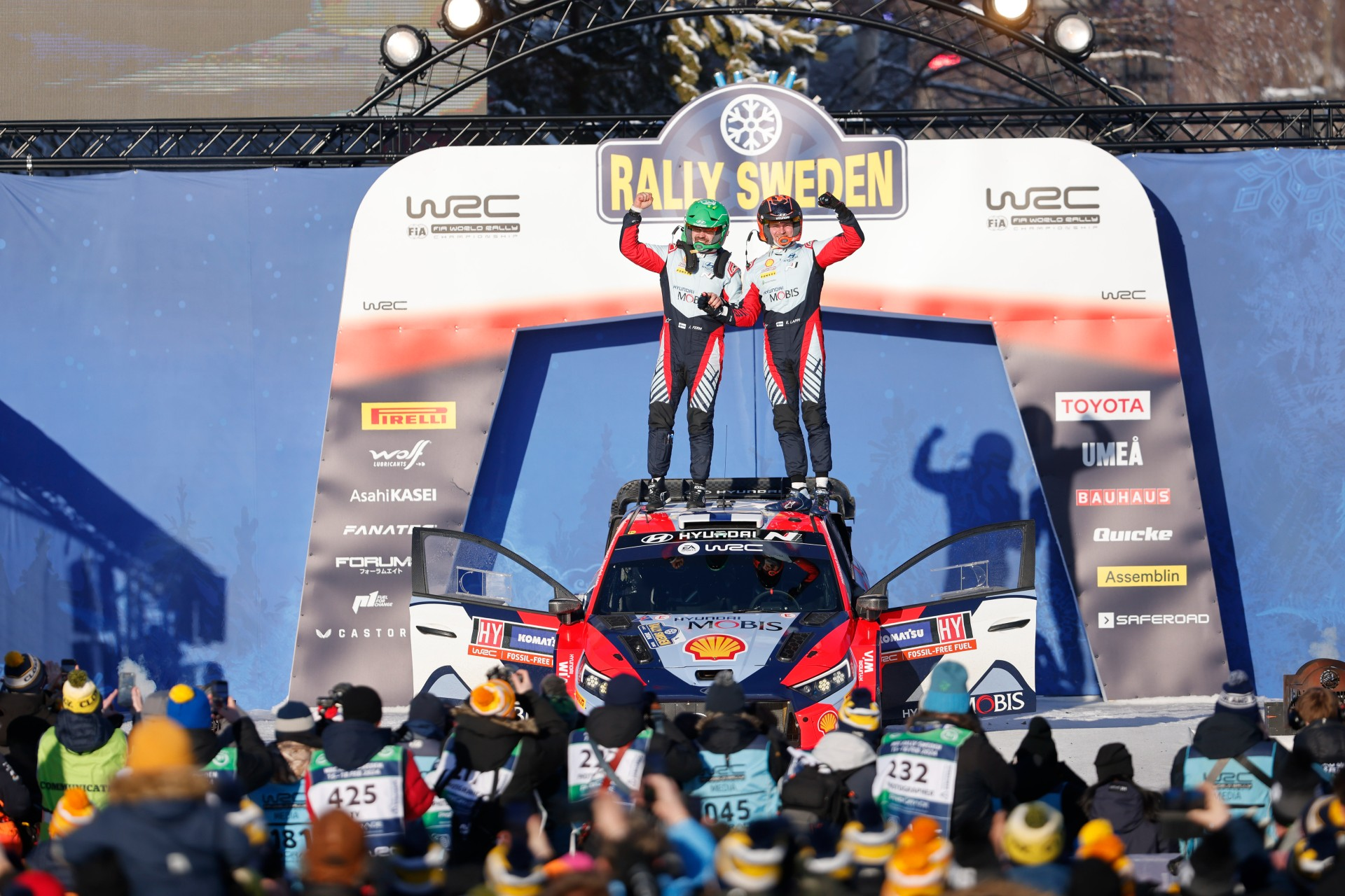 Hyundai Motorsport si Esapekka Lappi au triumfat in Raliul Suediei
