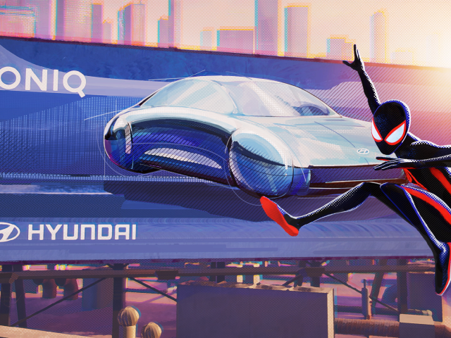 Parteneriatul Hyundai - Sony Pictures continua  cu cel de-al treilea film: „Spider-Man: Across the Spider-Verse” - Hyundai X Spider-verse_Custom Animation - Billboard shot.jpg