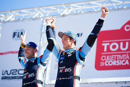 Hyundai Motorsport si Thierry Neuville au triumfat in Turul Corsicii
