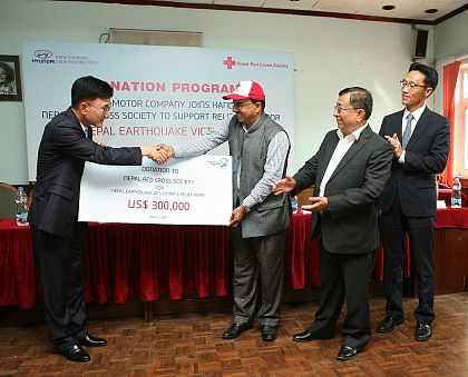 Hyundai doneaza 300.000 de dolari pentru victimele cutremurului din Nepal