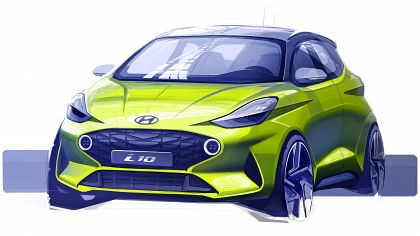 Hyundai dezvaluie prima schita a noului i10