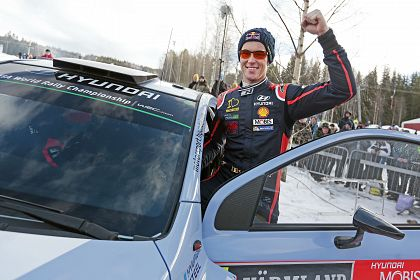 Thierry Neuville - victorie spectaculoasa pentru Hyundai Motorsport in Raliul Suediei