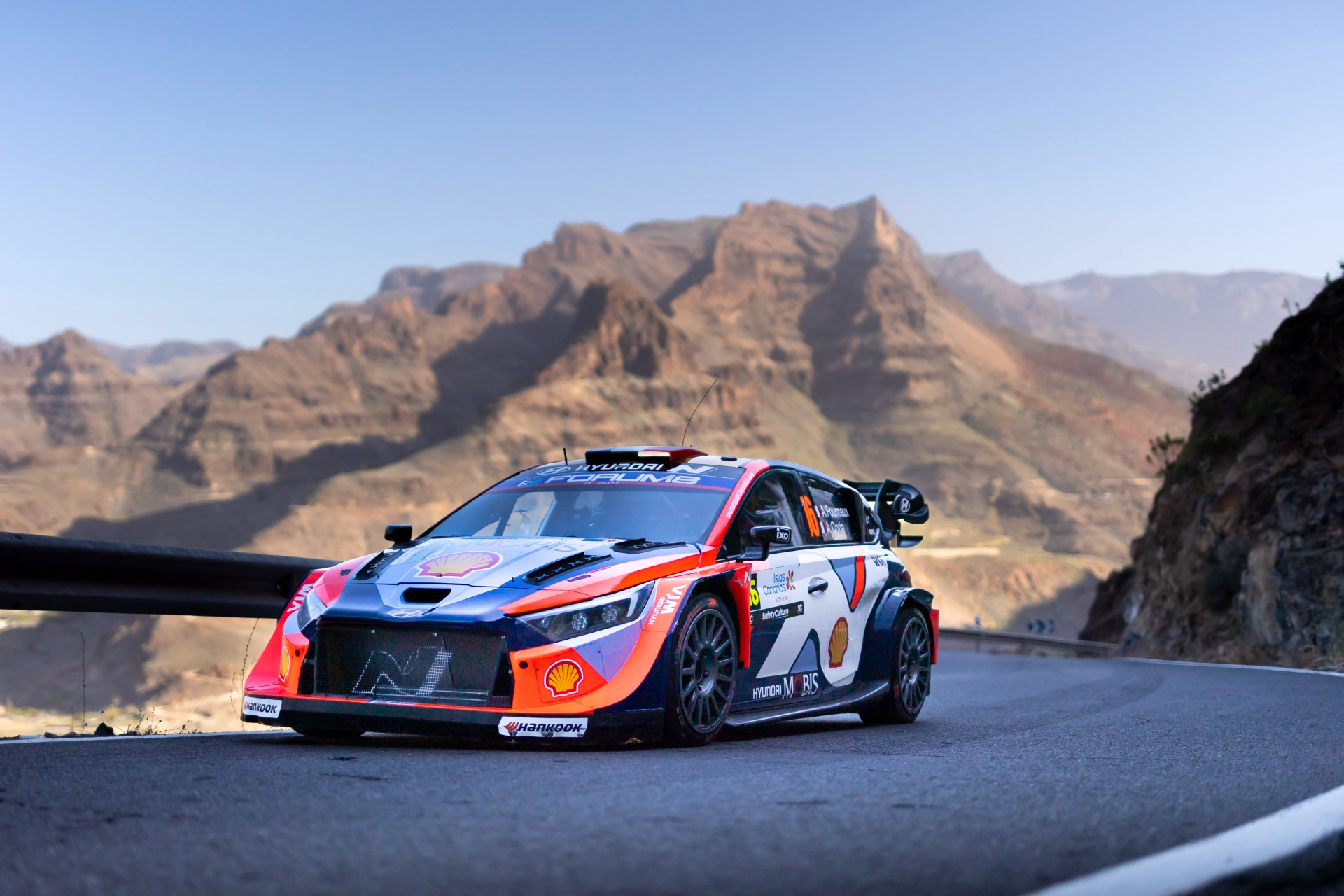 Test util pentru Hyundai Motorsport in Raliul Insulelor Canare