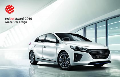 Noul Hyundai Ioniq a castigat premiul pentru design „Red Dot 2016”