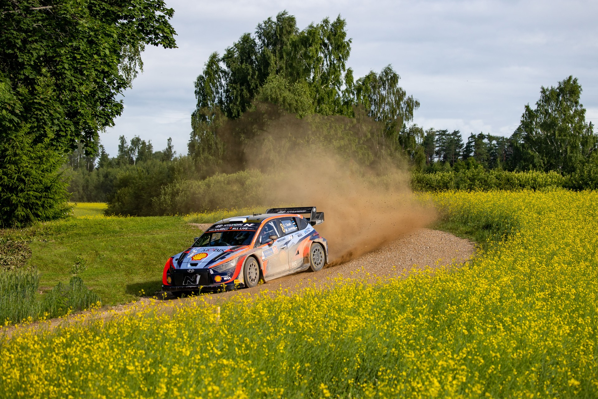 Podium pentru Hyundai Motorsport si Ott Tanak in Raliul Estoniei