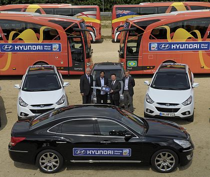 Hyundai livreaza flota de vehicule oficiale pentru cupa mondiala de fotbal feminin Germania 2011