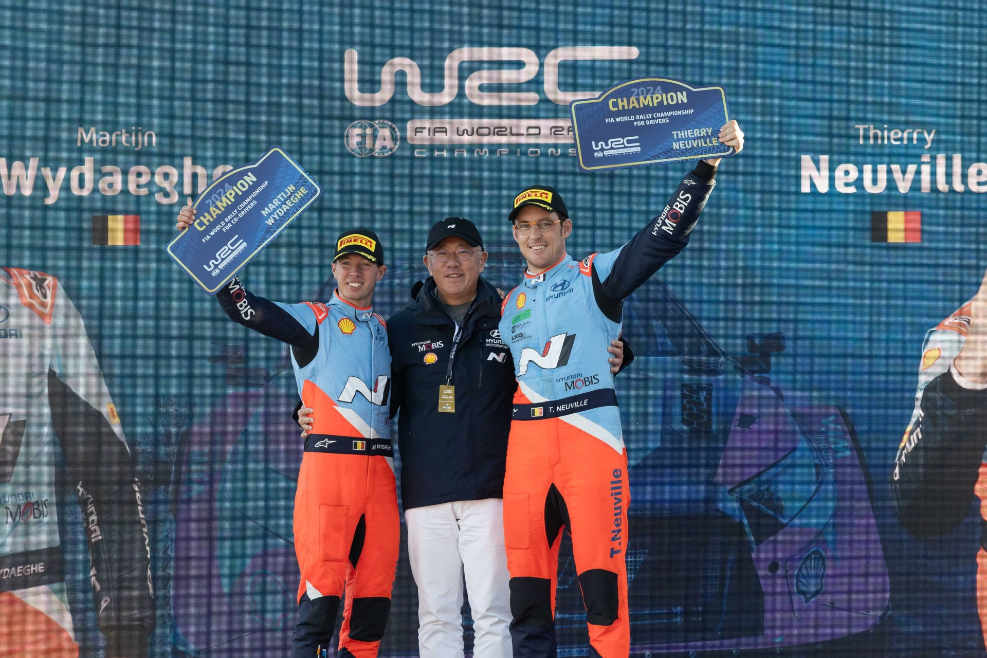 Thierry Neuville si Martijn Wydaeghe si-au asigurat titlurile mondiale in ultima etapa din Campionatul Mondial de Raliuri