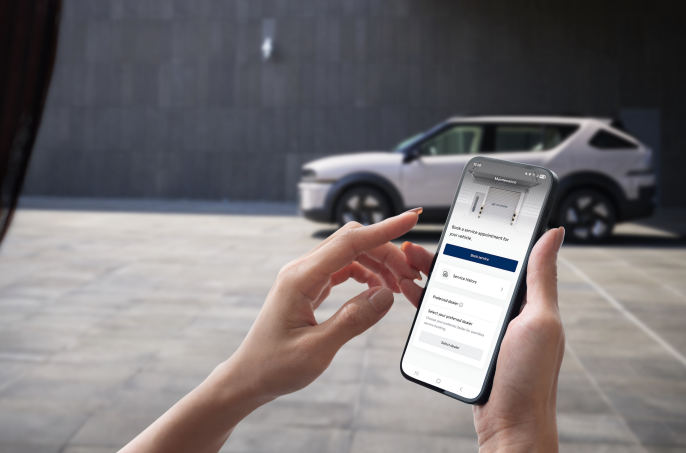 Programeaza service-ul masinii in doar cateva atingeri.