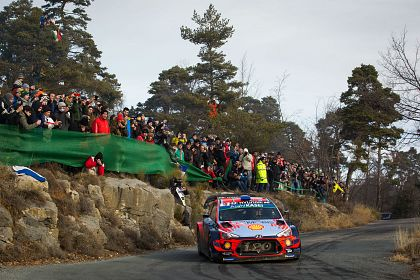 Echipa Hyundai Motorsport a incheiat pe podium Raliul Monte-Carlo