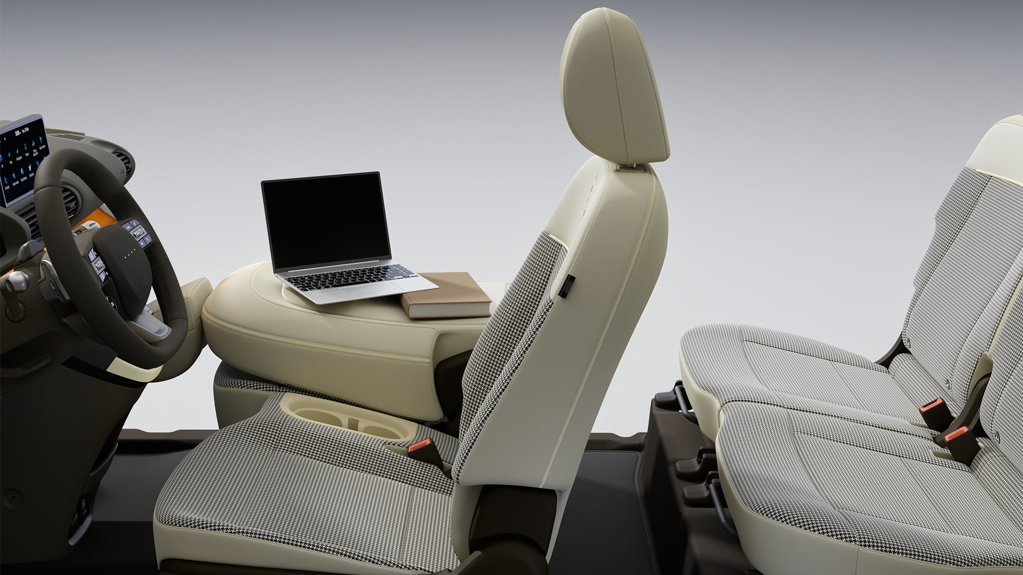 Scaunul pasagerului din fata rabatabil.