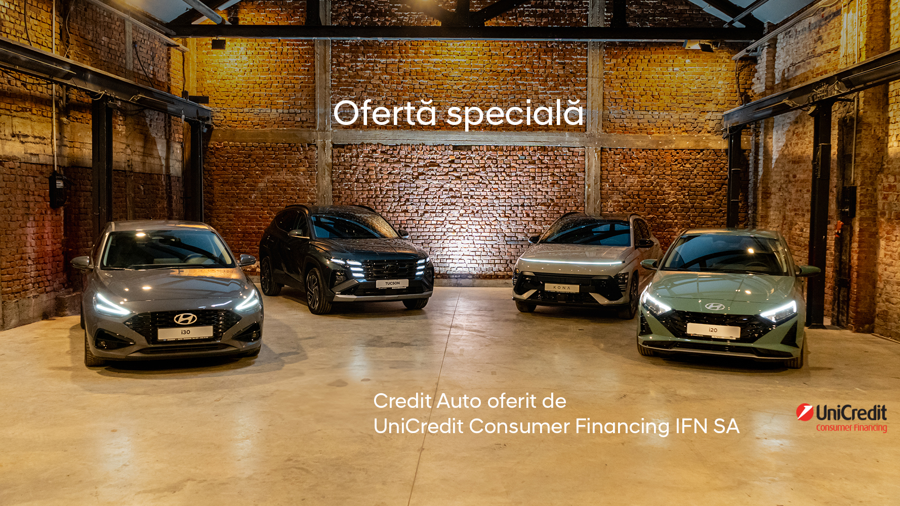 UniCredit Consumer Financing și Hyundai devin parteneri pentru finanțări auto acordate persoanelor fizice