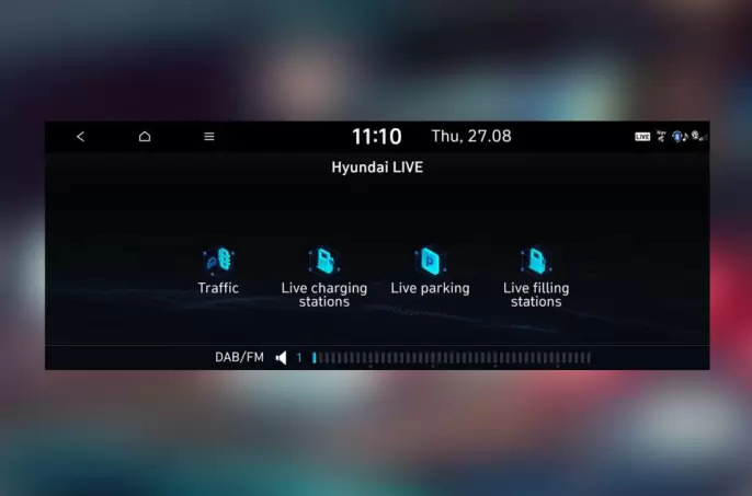 Serviciile Hyundai Live.