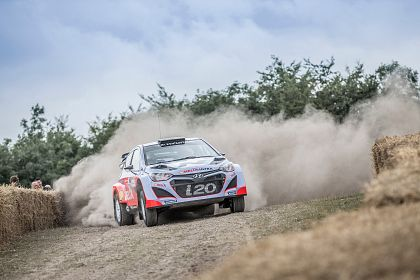 Debut de succes pentru Hyundai i20 WRC la Festivalul Vitezei de la Goodwood
