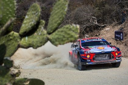Ott Tänak si Hyundai Motorsport se afla pe locul al patrulea, dupa prima zi din Raliul Mexicului