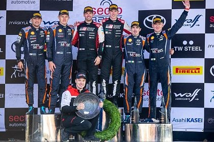 Hyundai Motorsport a incheiat Raliul Finlandei cu doua echipaje pe podium