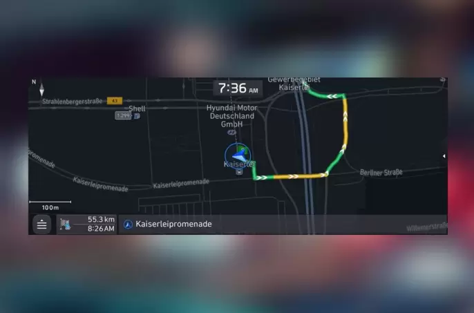 Stabilirea traseului.