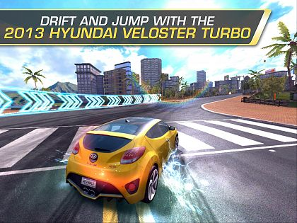 Hyundai Veloster Turbo si Genesis Coupe – vedete ale aplicatiei „ASPHALT 7 - HEAT” produsa de Gameloft