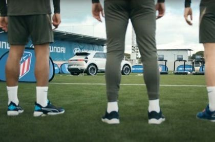 Hyundai IONIQ 5 - partener pentru sesiunile de antrenament ale echipei Atlético de Madrid