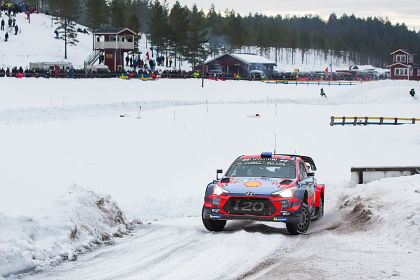Hyundai Motorsport a incheiat pe podium Raliul Suediei