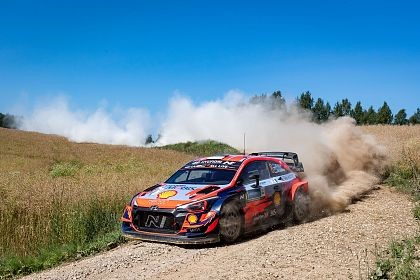 Hyundai Motorsport a incheiat Raliul Estoniei cu doua echipaje pe podium
