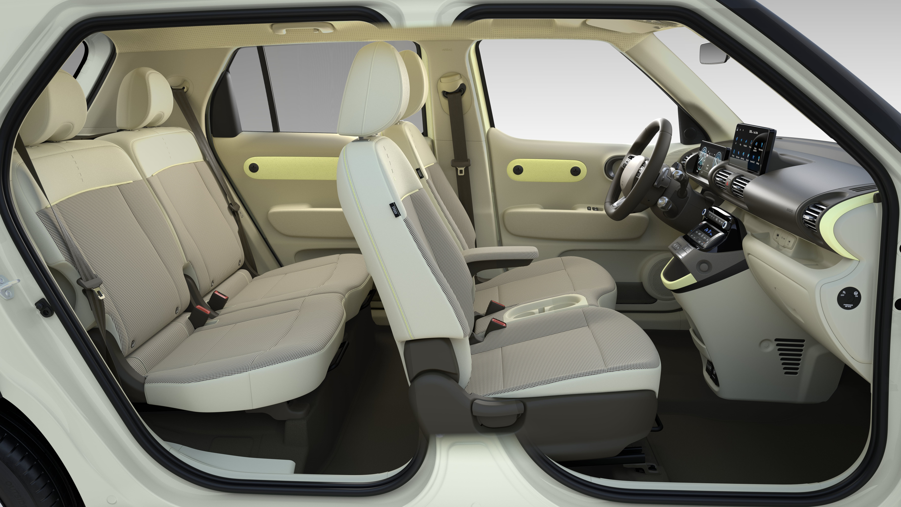 Intrare facila pe bancheta din spate.