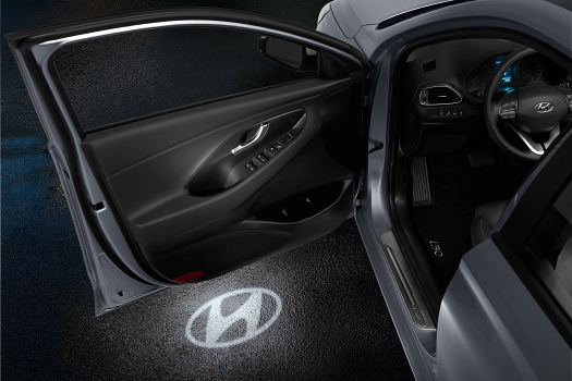 Proiectie logo Hyundai