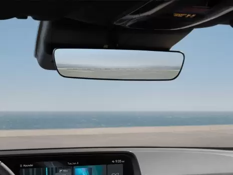 Oglinda centrala fara rama.