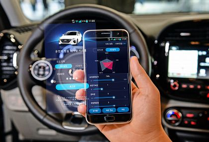 Hyundai prezinta tehnologia de control a performantelor autovehiculelor electrice bazata pe smartphone