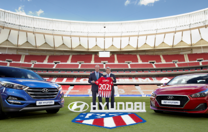 Hyundai devine partener global al clubului de fotbal Atletico de Madrid