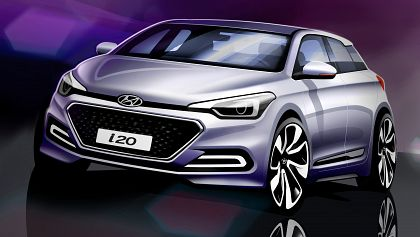 Hyundai dezvaluie primele schite oficiale ale noii generatii i20