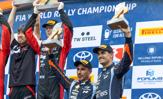 Hyundai Motorsport a obtinut inca un podium in Raliul Acropolelor